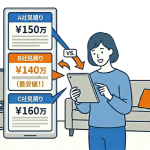 比較して業者を決定